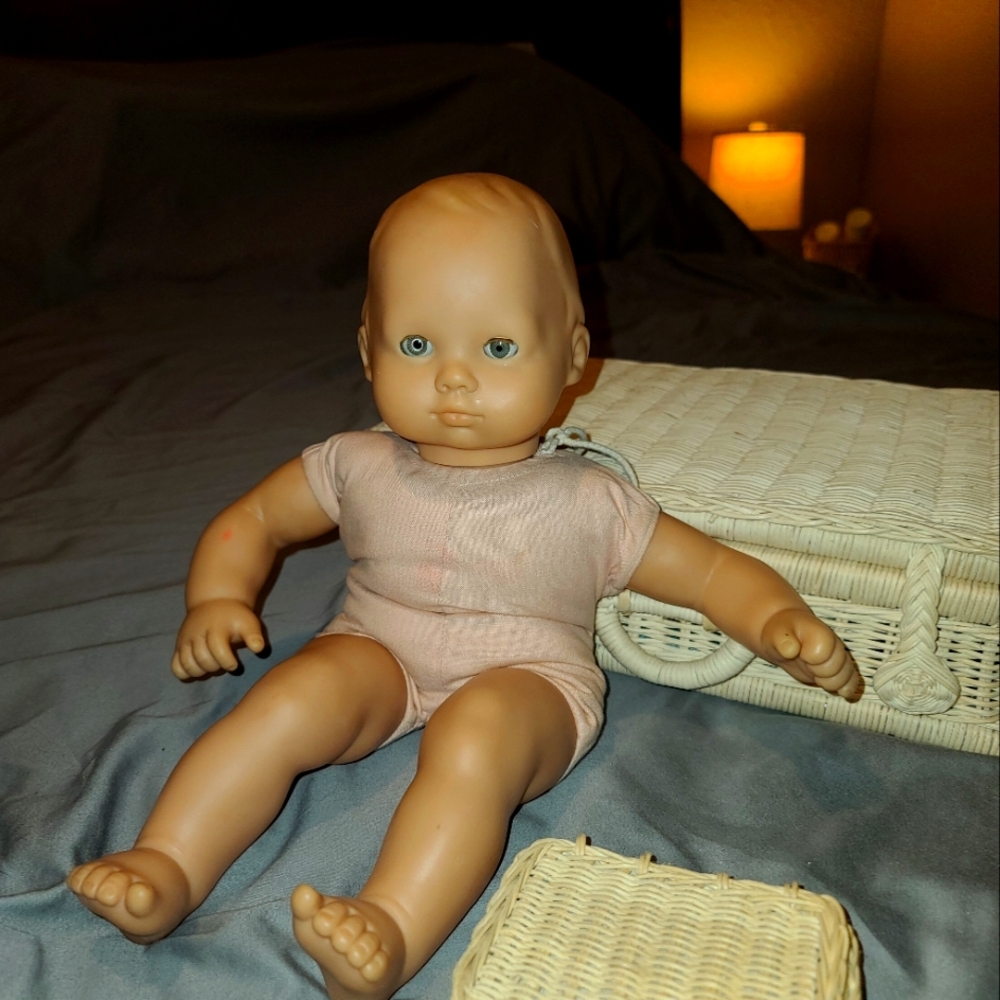 HUGE LOT OF Bitty Baby Doll Blonde Hair & Blue Eyes.  Late 1990's- Early 2000's